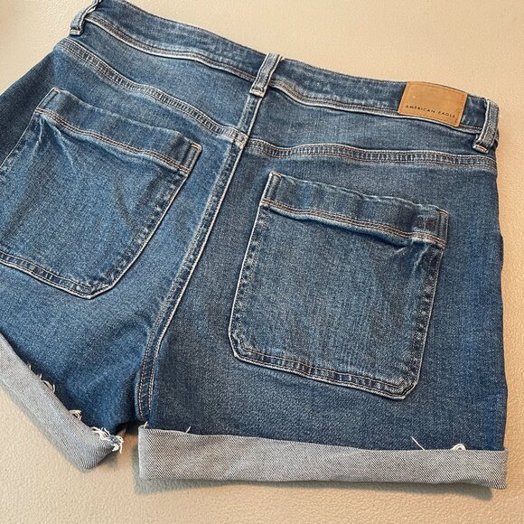 AE Stretch Denim Mom Short size 8 - Picture 9 of 10